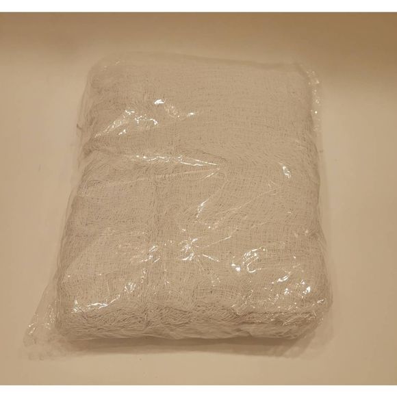 White Creepy Fabric Halloween Party Decoration 79" x 197" - Picture 5 of 5